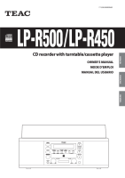 Teac LP-R450-LP-R500-Owners-Manual 
